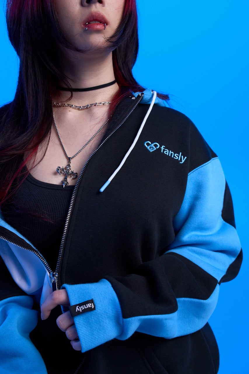 Fansly Logo Hoodie: Midnight